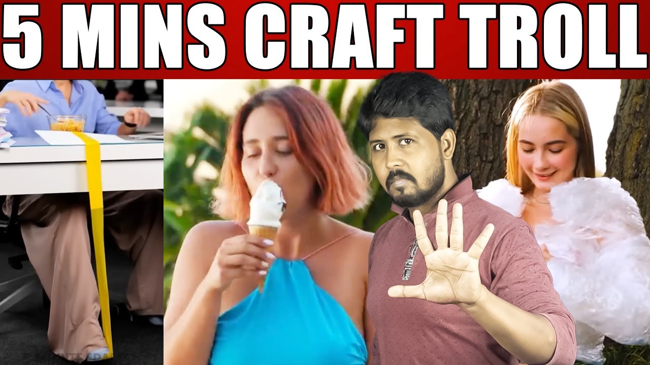 5 MINS CRAFT CRAZY LIFE HACKS TROLL 😂😂  அநியாயம் பண்ணாதீங்கடா 😂😂