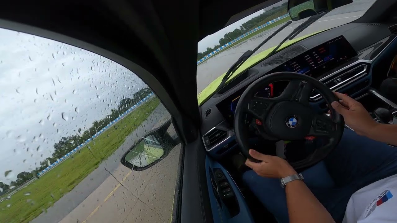 How many laps can I do sideways with this BMW M3 Competition? 