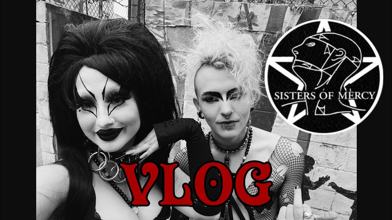 Seeing The Sisters Of Mercy Live ft. mandible.bone and adhdgoth! (VLOG) - Mamie Hades