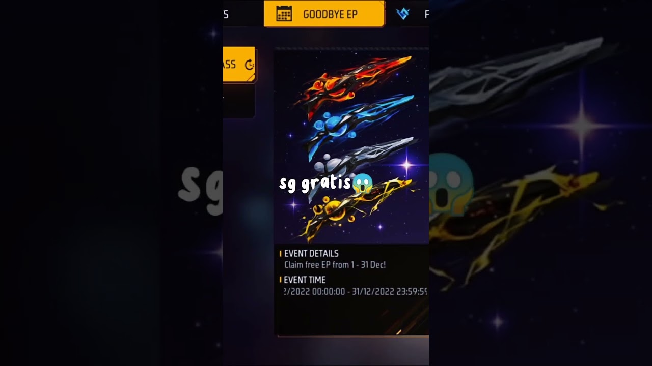 kalian setuju gk garena rilis event sg meteor gratis?#shorts #freefire