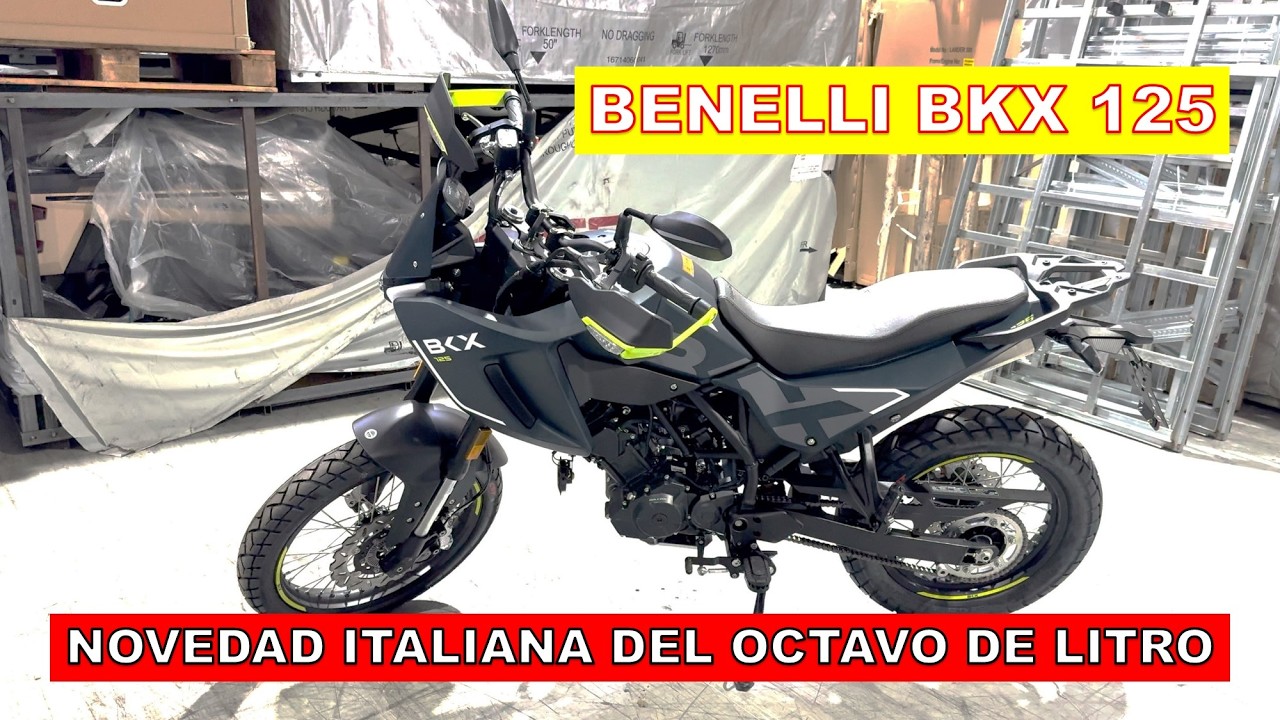 BENELLI BKX 125 - NUEVA TRAIL Italiana Del OCTAVO de LITRO
