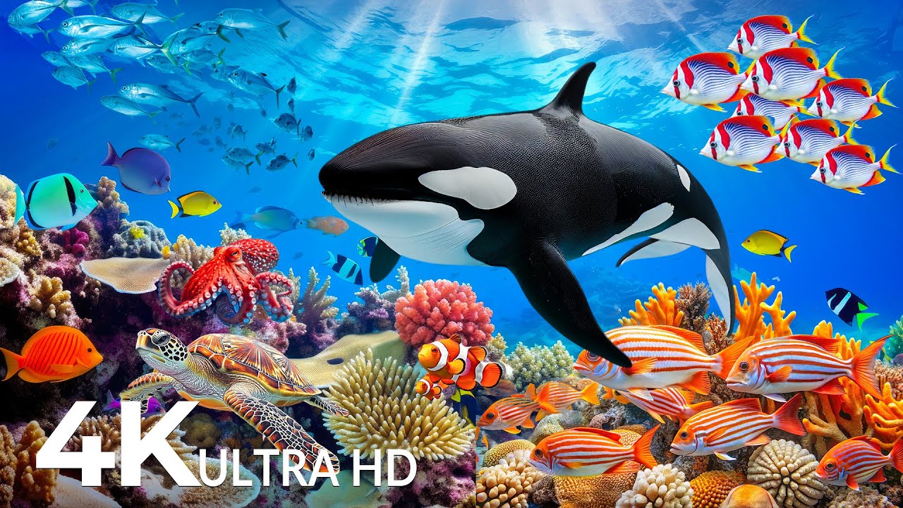 Dive Into the Mesmerizing Underwater Realm - Marvel at Sea Animal in The Best 4K UHD Aquarium #58