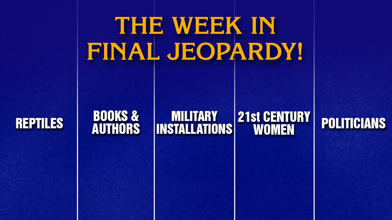 A Week in Final Jeopardy!: 3/9 - 3/13 | JEOPARDY!
