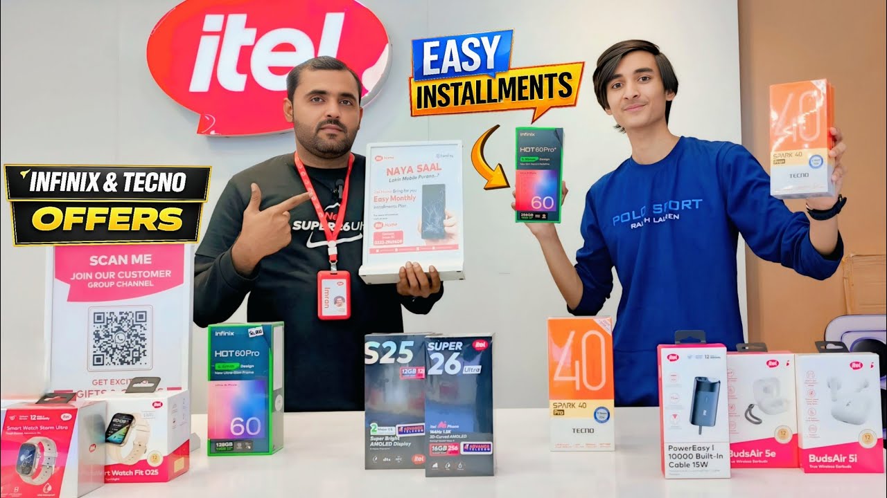 Easy & Affordable Installments Available! Infinix, Tecno & Itel Mobiles in One Place 😱📱