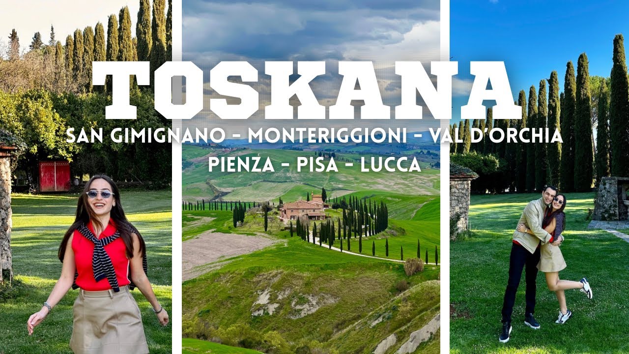 TOSKANA TURU | En güzel kasabalarını geziyoruz | Üzüm bağları, konaklama, ulaşım, rota önerileri -4K
