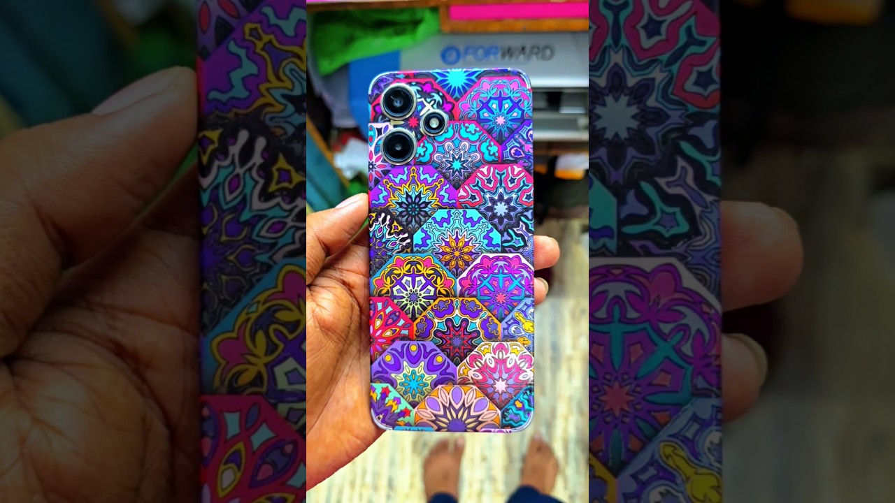 New Back Sticker 3D Sticker, Redmi 12 5g #3dsticker #shots #shorts #stickers @nks mobile