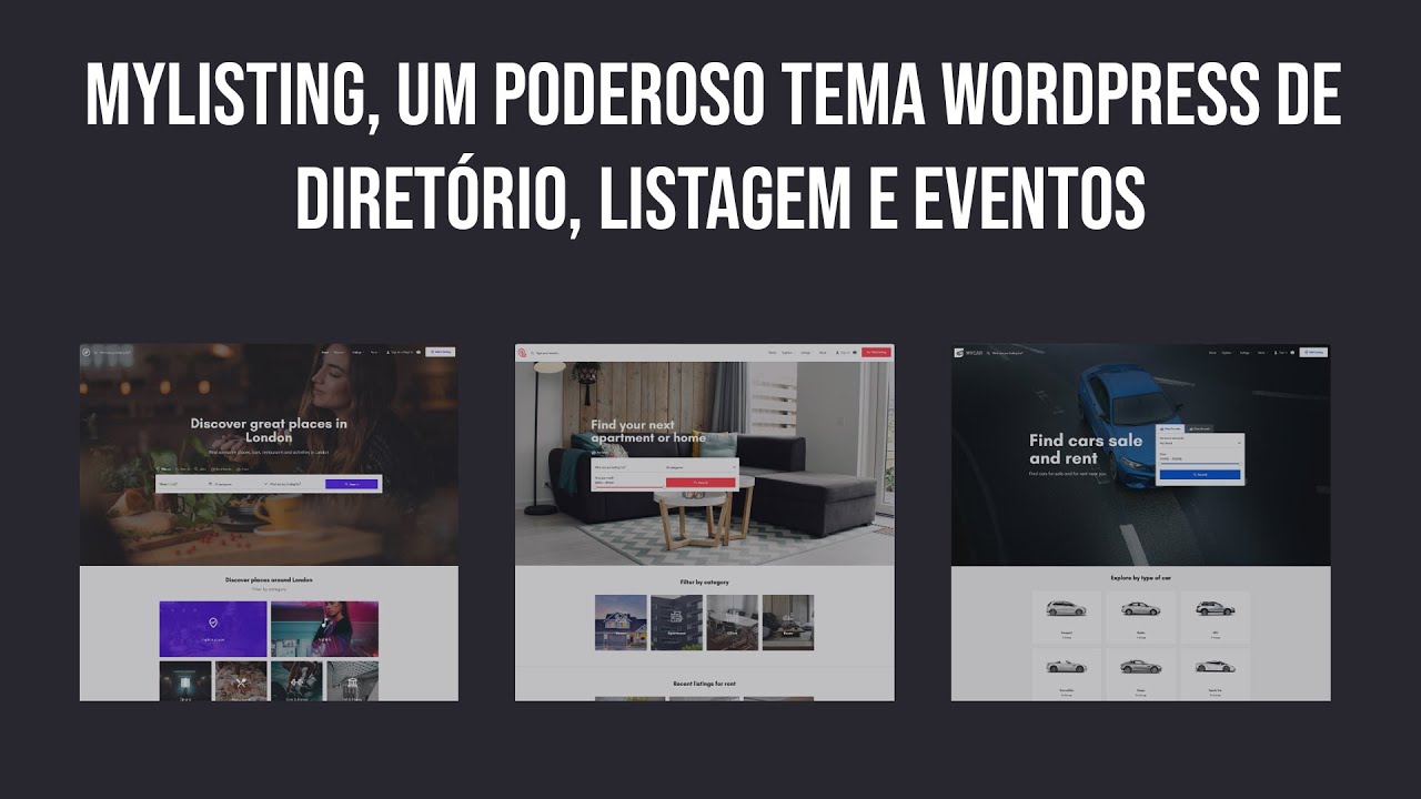 Tema MyListing WordPress o que &eacute;, onde comprar, e como Instalar o Tema MyListing