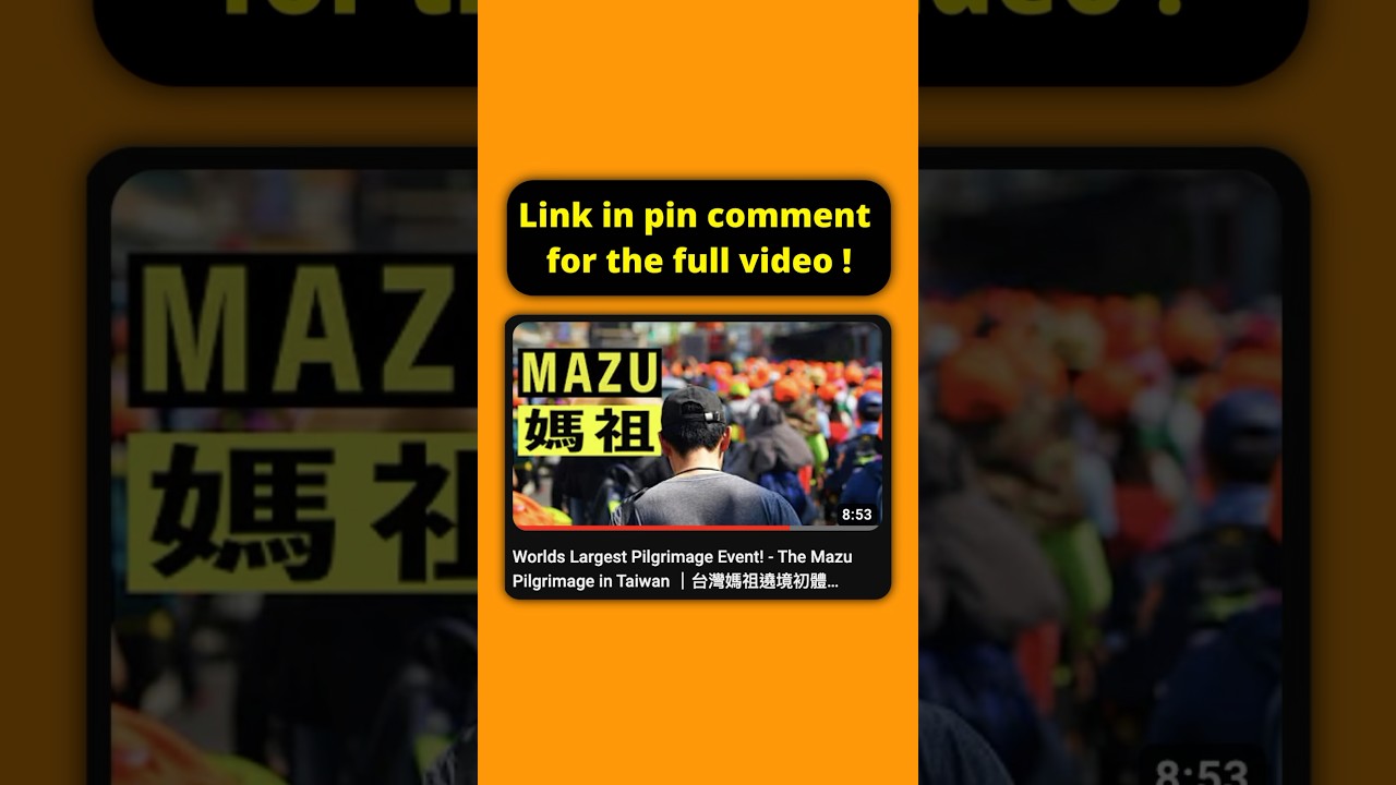 Largest Religion event in Taiwan hidden from the outside world ?