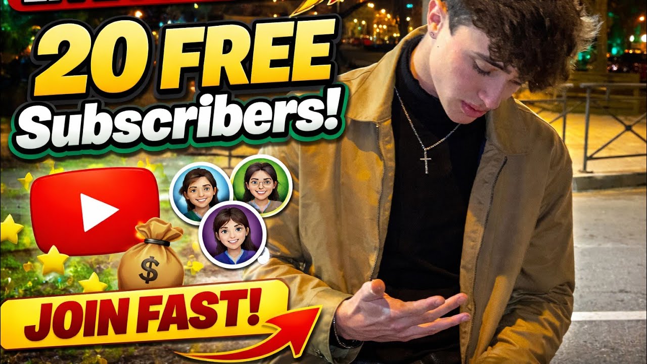 🔥 Live Now 🚀 20 FREE Subscribers 😱 Proof Inside | Join Fast ⏳ Karan Thakur LIVE