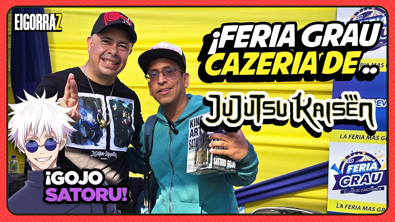 ¡VISITANDO LA FERIA GRAU! Buscando figuras de jujutsu kaisen