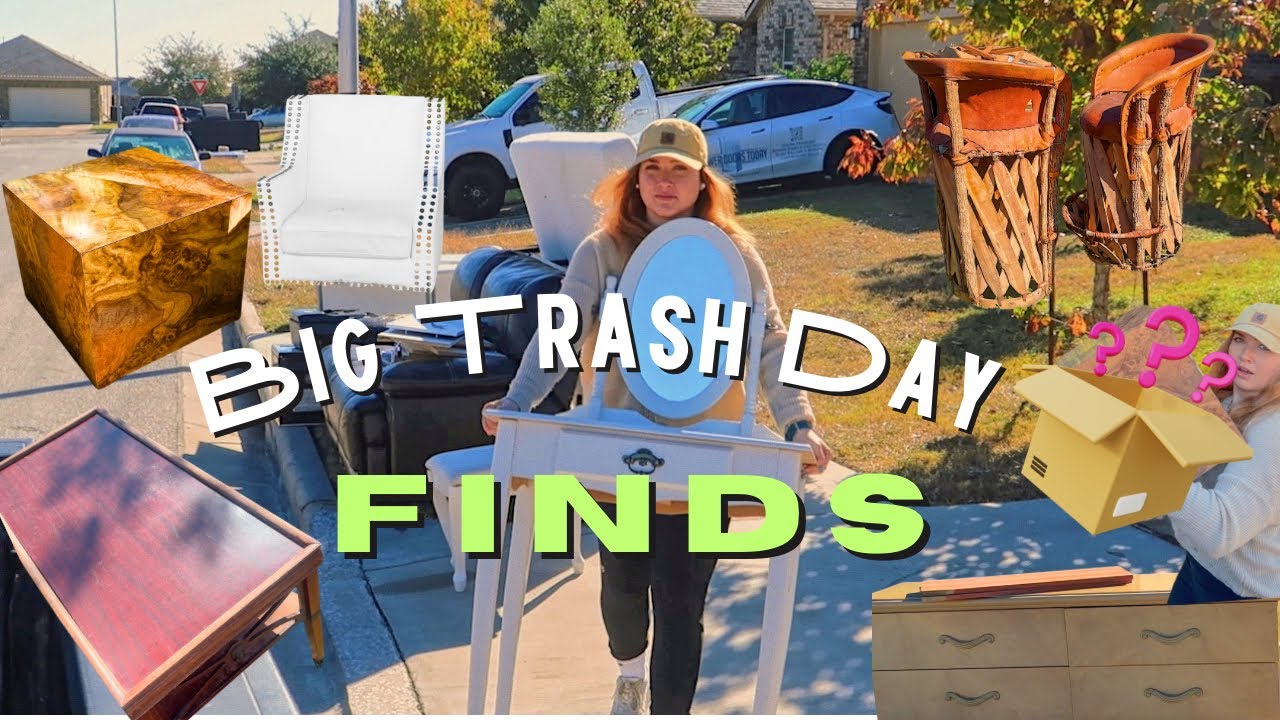 My Insane BIG TRASH DAY Finds VLOG