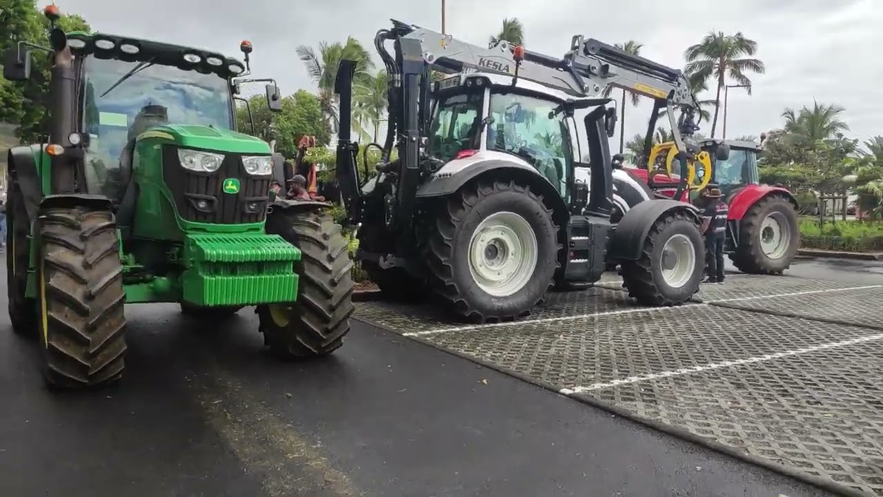 Les tracteurs déplacés pour laisser place aux préparatifs du 14-Juillet