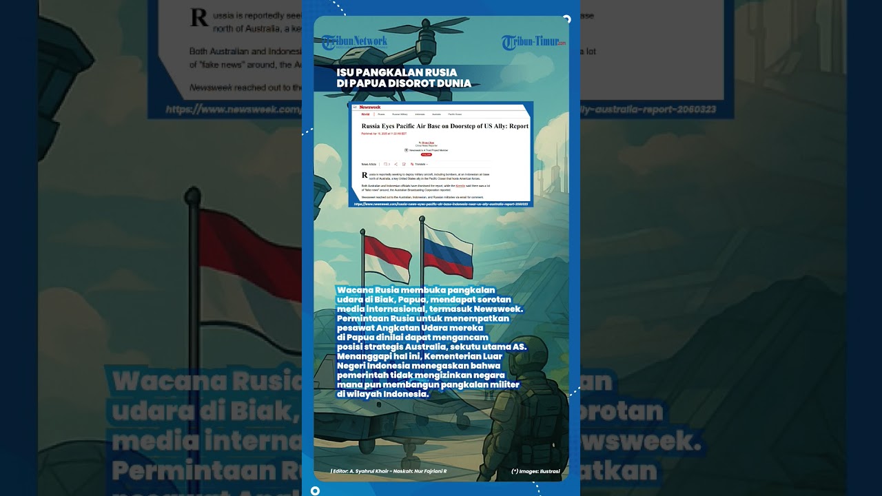 Sorotan Tajam Media Asing ke Indonesia Terkait Isu Pangkalan Militer Rusia di Papua