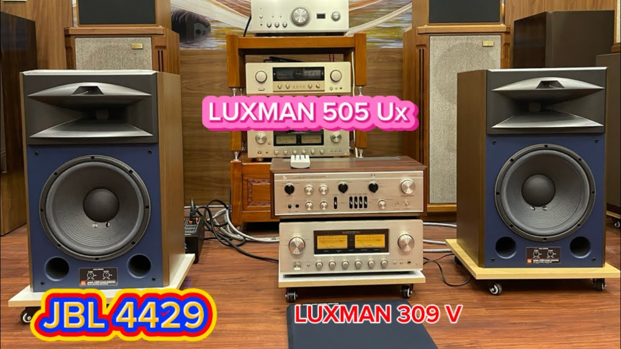 Em Về Loa Jbl 4429 Nguyên Thùng Xốp | Âm Ly Luxman 309 V | Luxman 505 Ux Màu Gold