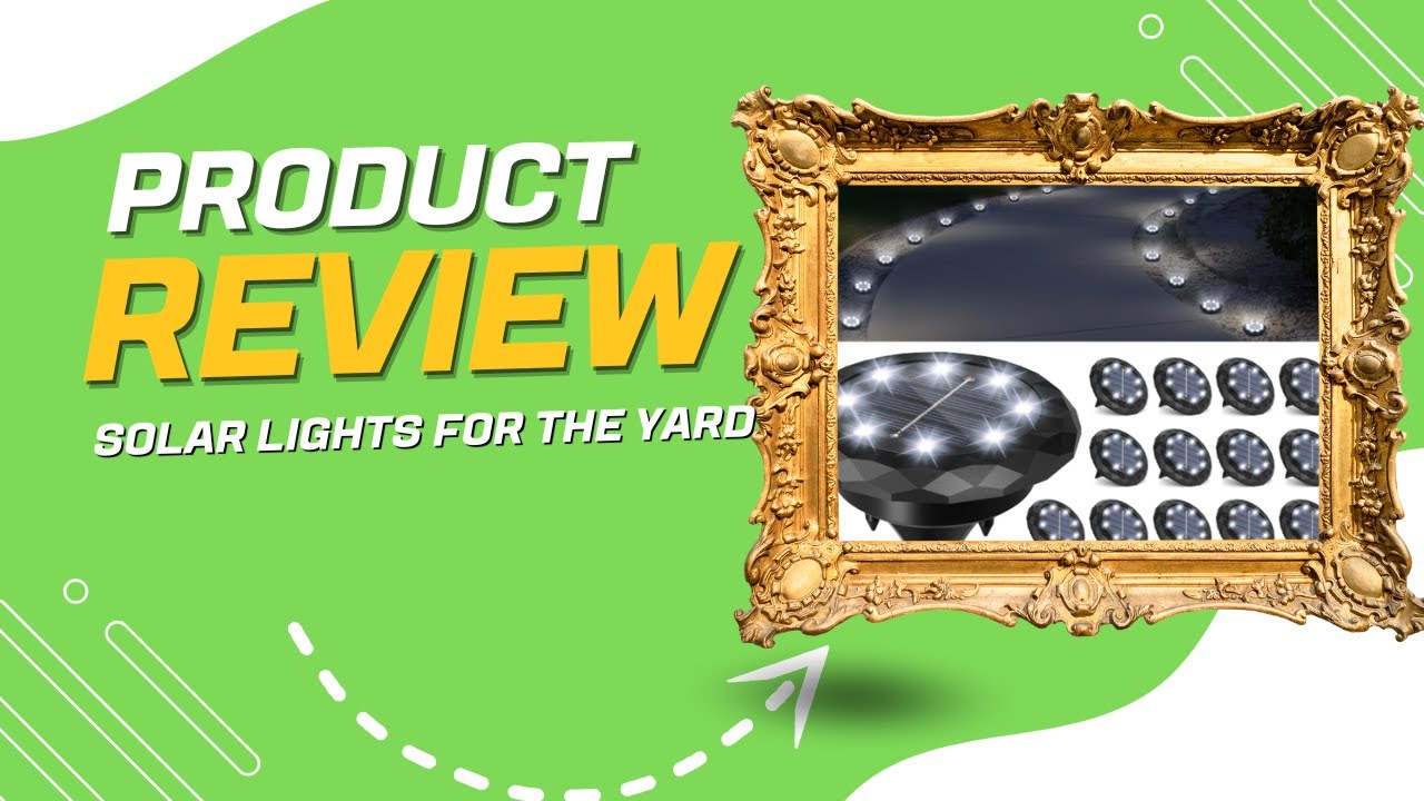 SOLAR LIGHTS FOR YARD| HONEST REVIEW| AMAZON FIND| IZZY SPEARS PRODUCT REVIEW UNDER $50. MUST HAVE
