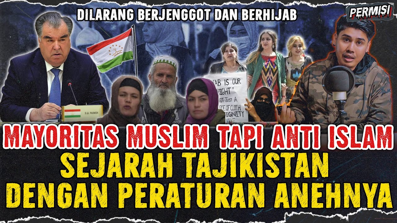 NEGARA MUSLlM TAPI ANTl lSLAM ! TAJIKISTAN LARANG WANITA GUNAKAN HIJAB DAN RAYAKAN IDUL FITRI