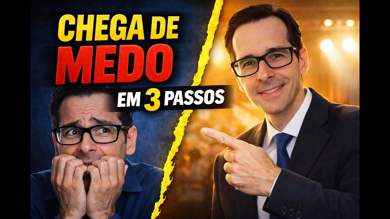🎤COMO PERDER O MEDO DE FALAR EM PÚBLICO: 3 Passos Simples.