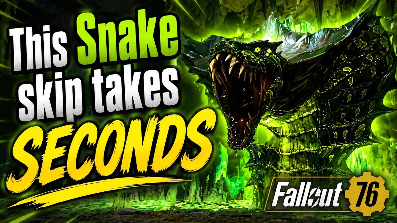 Fallout 76 - Fastest Snake Skip