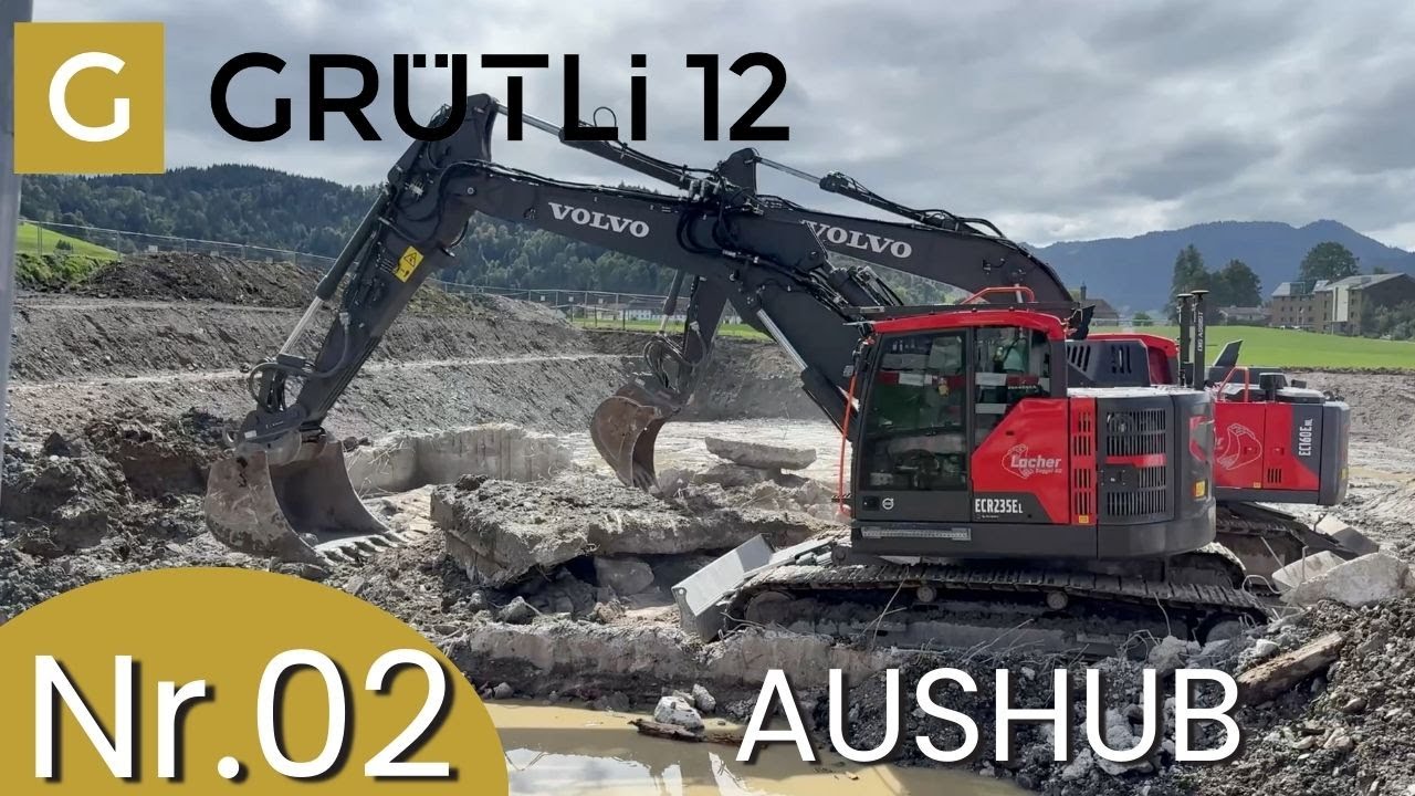 Update Grütli 12: Aushub in vollem Gange – Neubau schreitet voran 🏗️