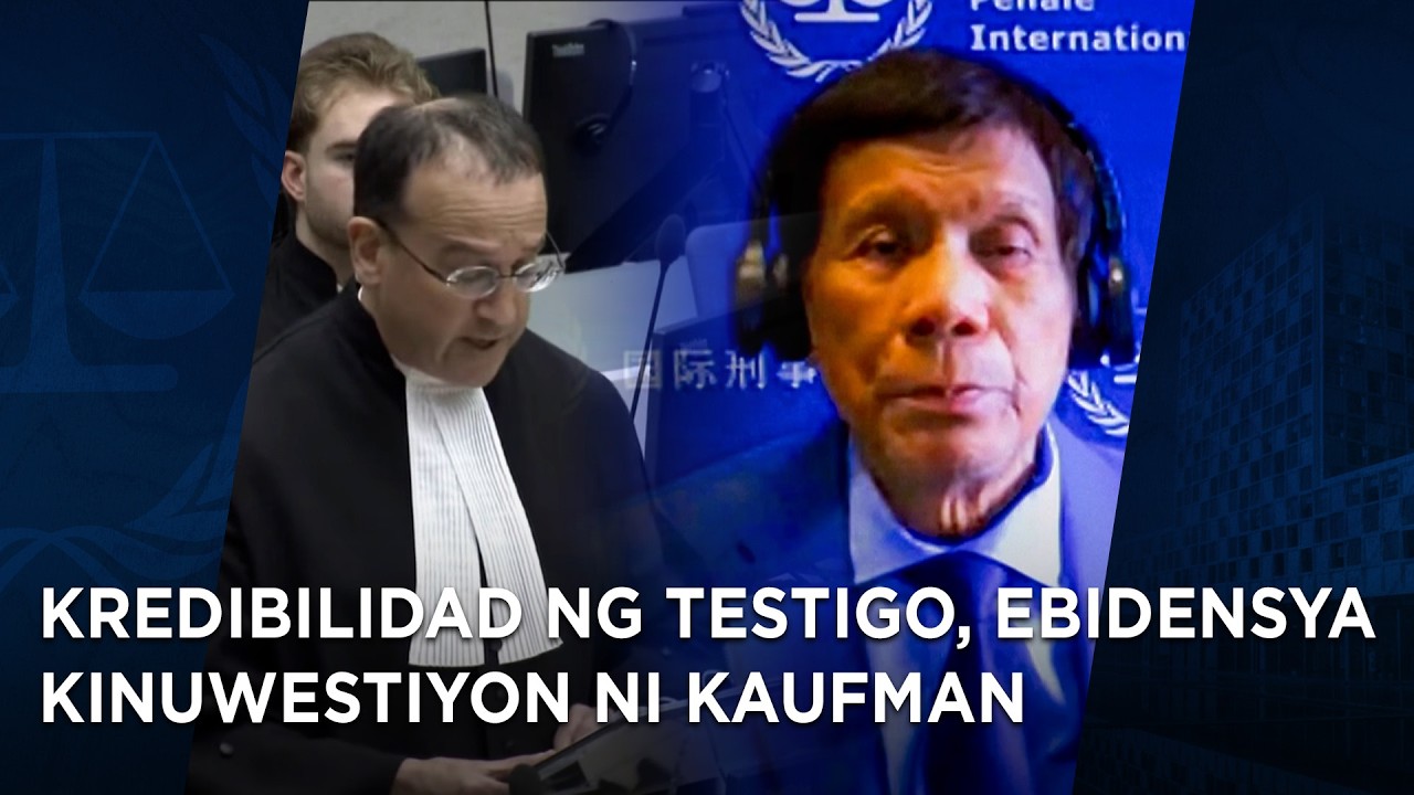 Duterte at ICC: Kredibilidad ng testigo, ebidensya kinuwestiyon ni Kaufman | NewsWatch Reports