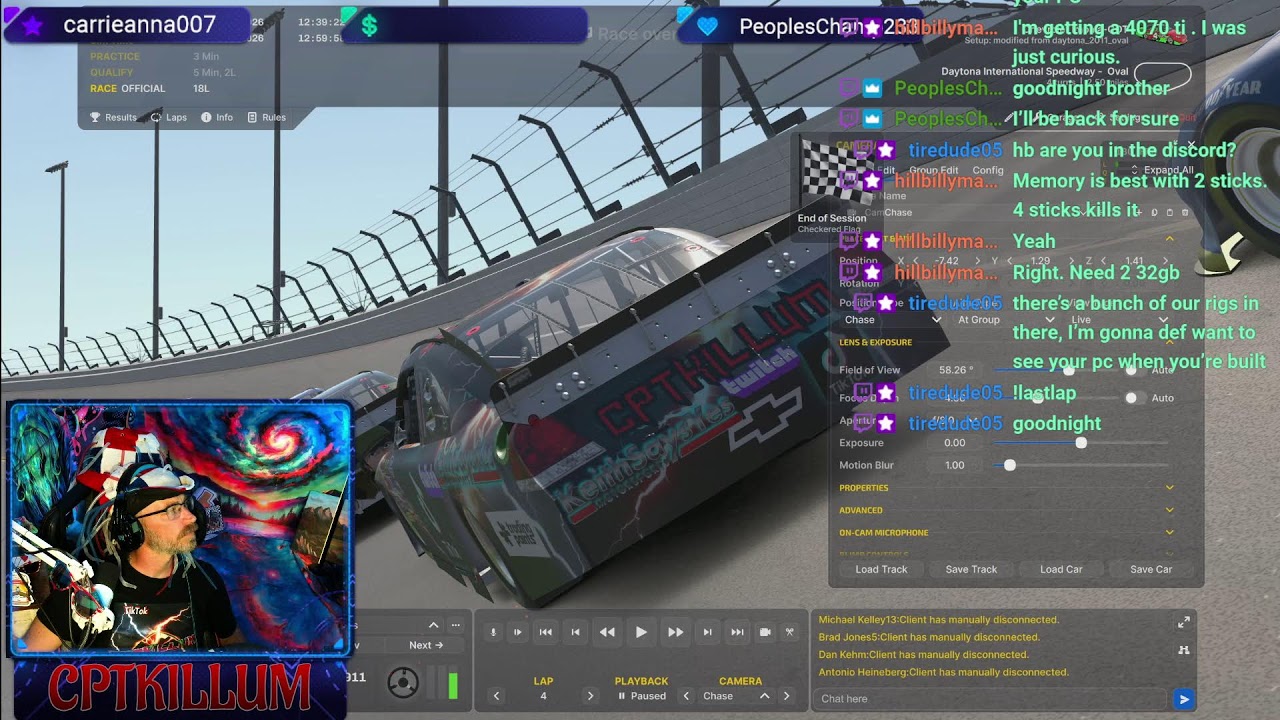 iRacing 5k oval irating Monday Night SoF