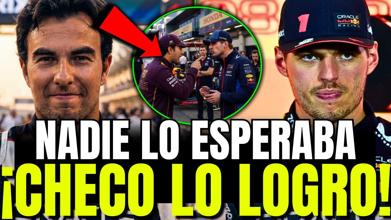 🚨CHECO PÉREZ SORPRENDE a la PARRILLA: QUEDA DELANTE de VERSTAPPEN y la QUALY ACABA de ESTALLAR