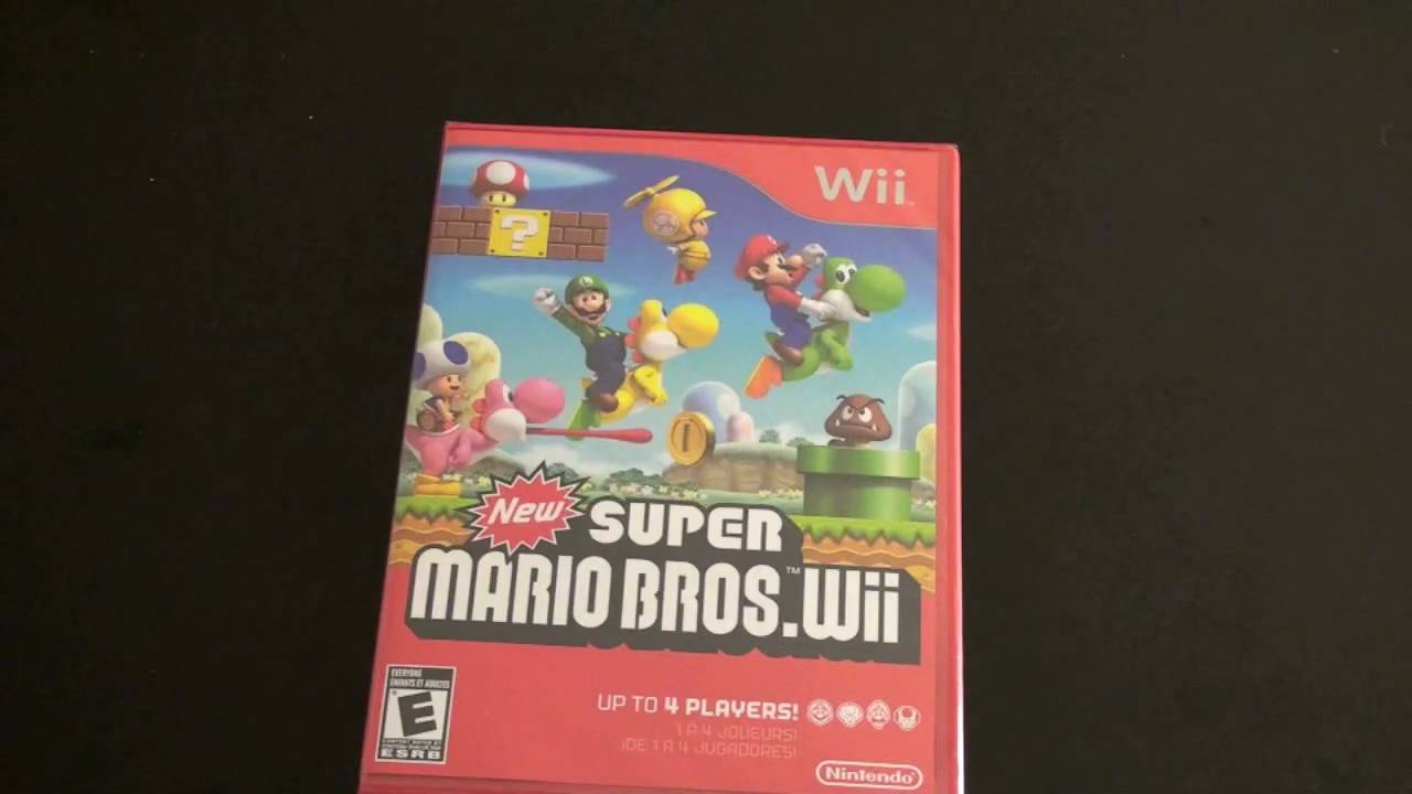 New Super Mario Bros Wii Unboxing
