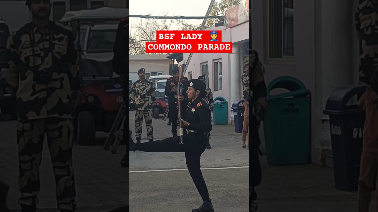BSF LADY COMMANDO PARADE ON REPUBLIC DAY 