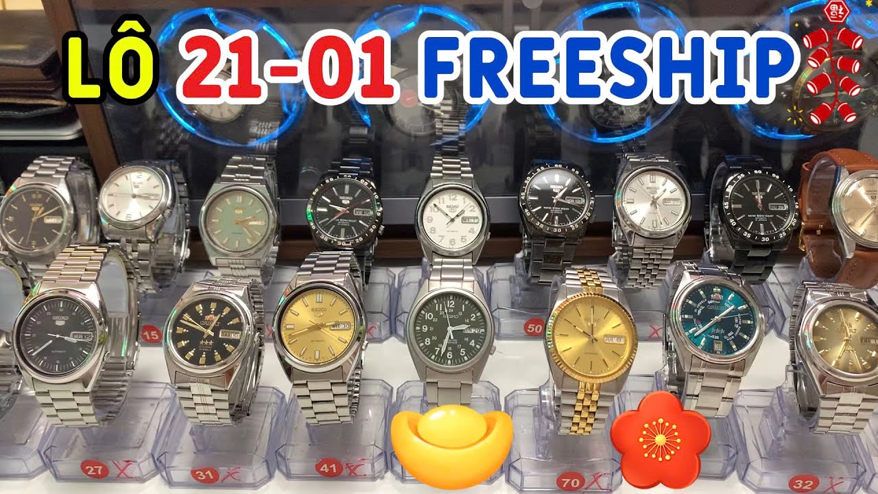 🎁 Livestream Lô 21-01 – Seiko & Orient Automatic Cổ Đẹp | Đồng Hồ Cơ Nhật