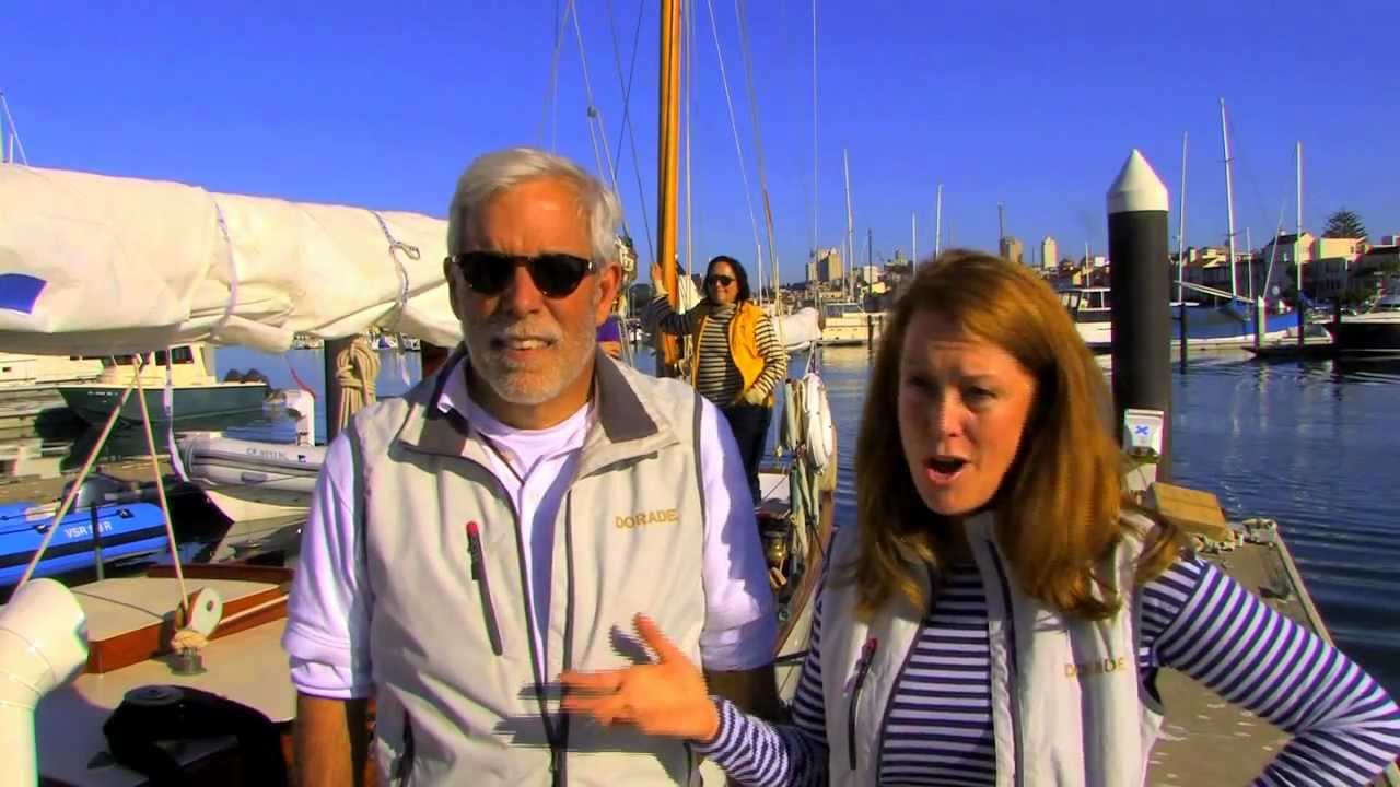 Matt Brooks and Pam Rorke Levy, owners of the classic yacht Dorade