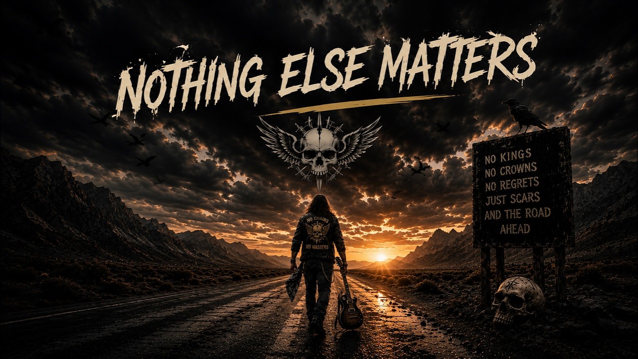 Nothing Else Matters | Epic Hard Rock Anthem | Powerful Guitar Solo | Official Lyric Video
