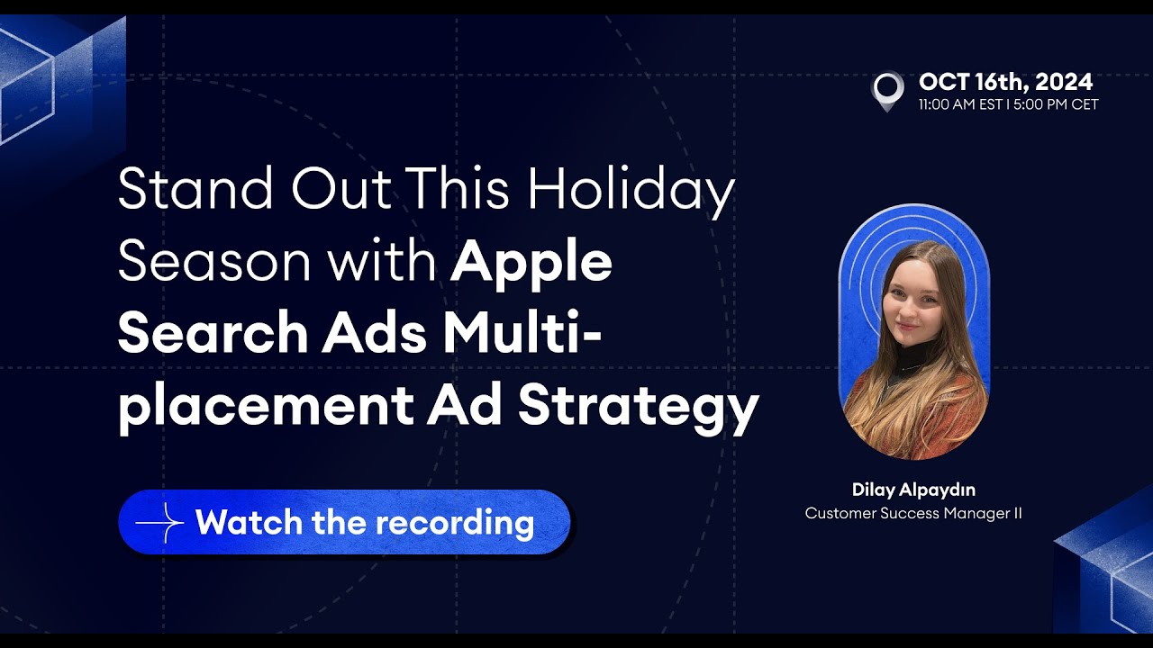 Stand Out This Holiday Season with Apple Search Ads Multi-placement Ad Strategy