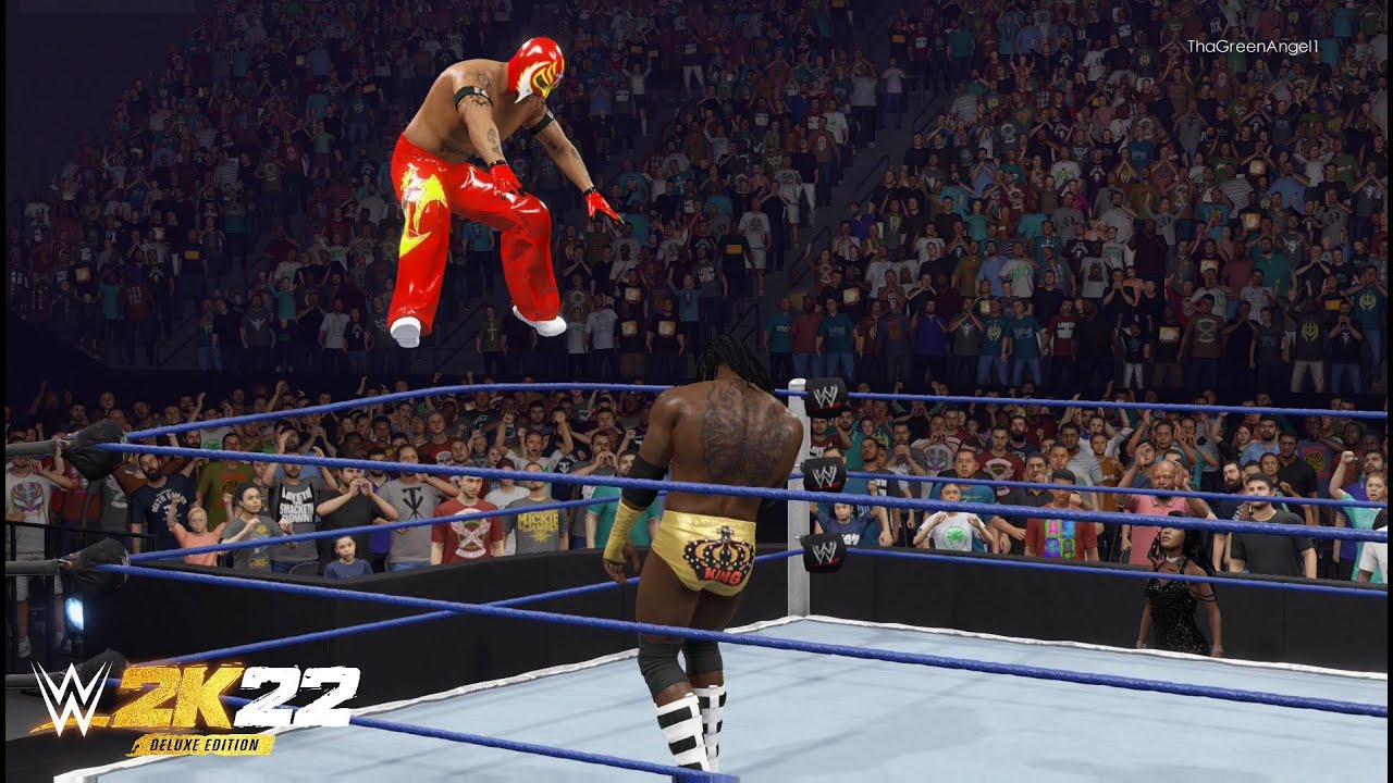 WWE 2K22 - Rey Mysterio vs. King Booker