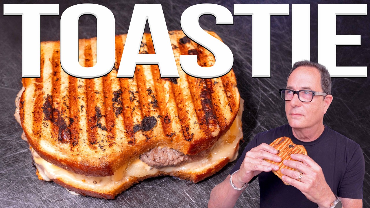 TOASTIE TIME (A PERFECT LITTLE TOASTIE / GRILLED CHEESE) | SAM THE COOKING GUY