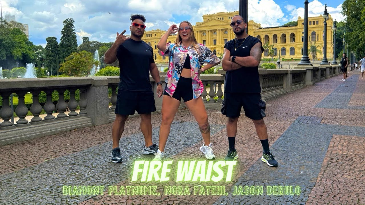 FIRE WAIST - Diamond Platnumz, Nora Fatehi, Jason Derulo | Dance Brasil | Zumba (хореография)