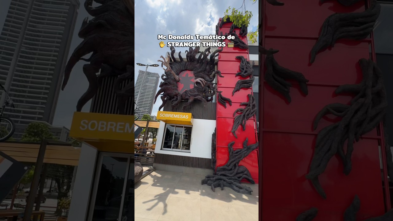 Mc Donald’s temático de Stranger Things em SP 😱🤯