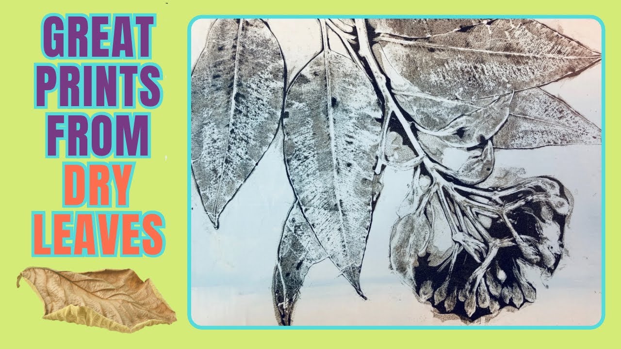 How to Preserve Leaves for Gelli Printing (Even Dry, Crispy Ones)