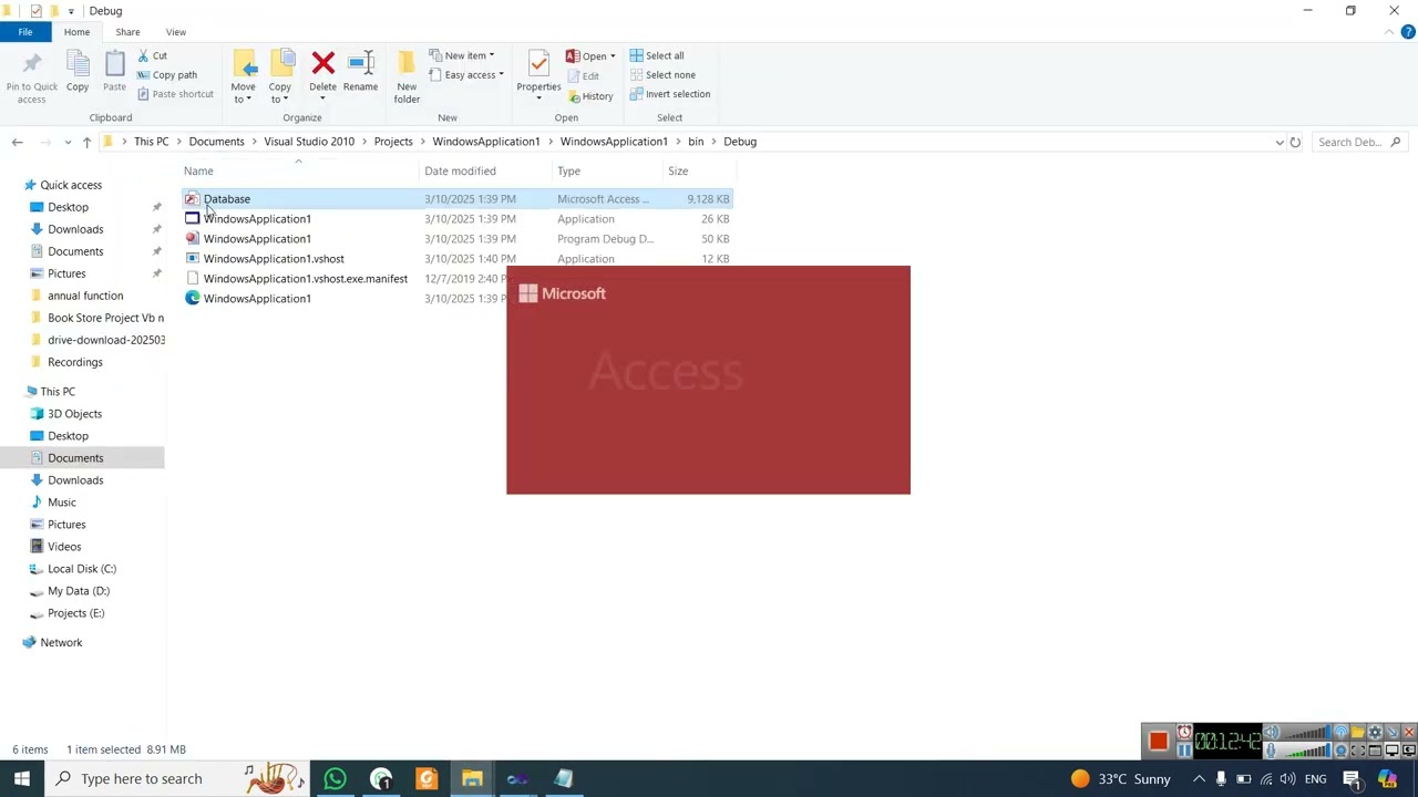 VB Dot Net 2010 Database Connectivity, Form Design and Report Generation