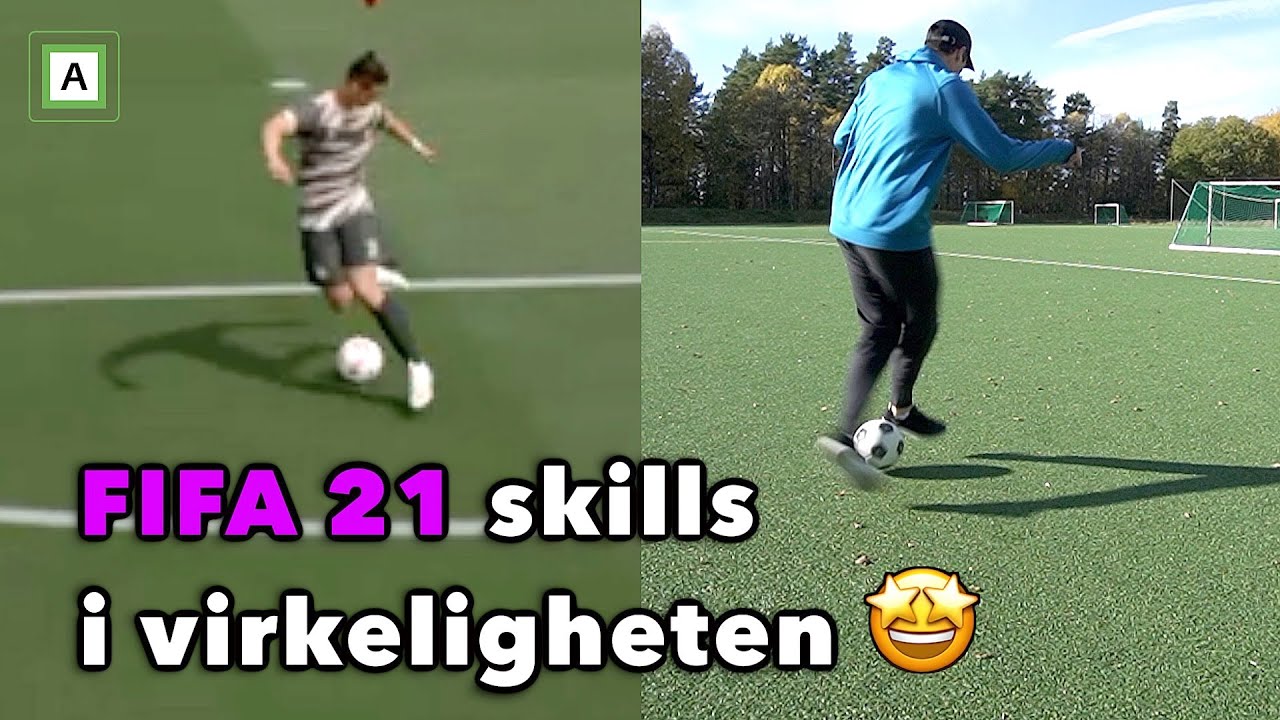Tester nye Fifa21 skills i virkeligheten 😅