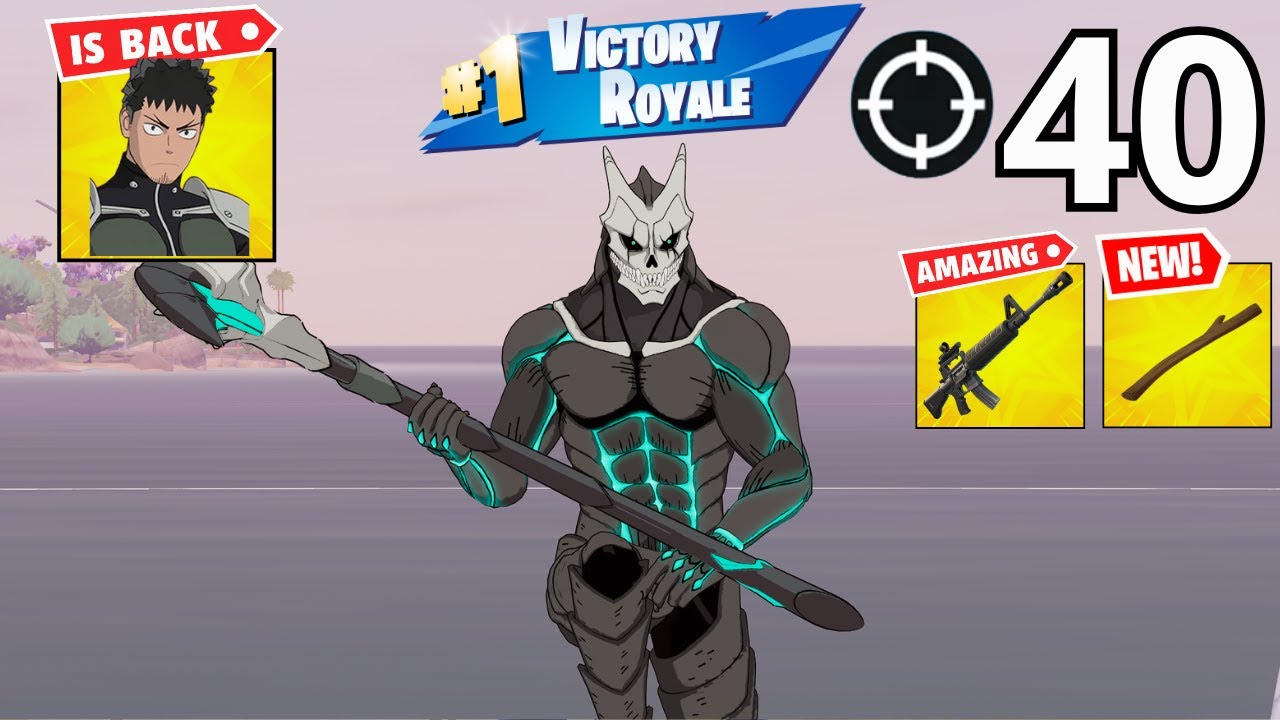 40 Elimination KAFKA HIBINO Gameplay Wins Zero Build (NEW FORTNITE CHAPTER 7 SEASON 1)