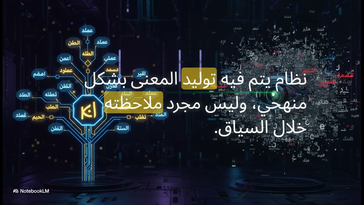اللغة العربية بوصفها نموذجًا بنيويًا لانتظام المعنى AGI: A Linguistic Blueprint 