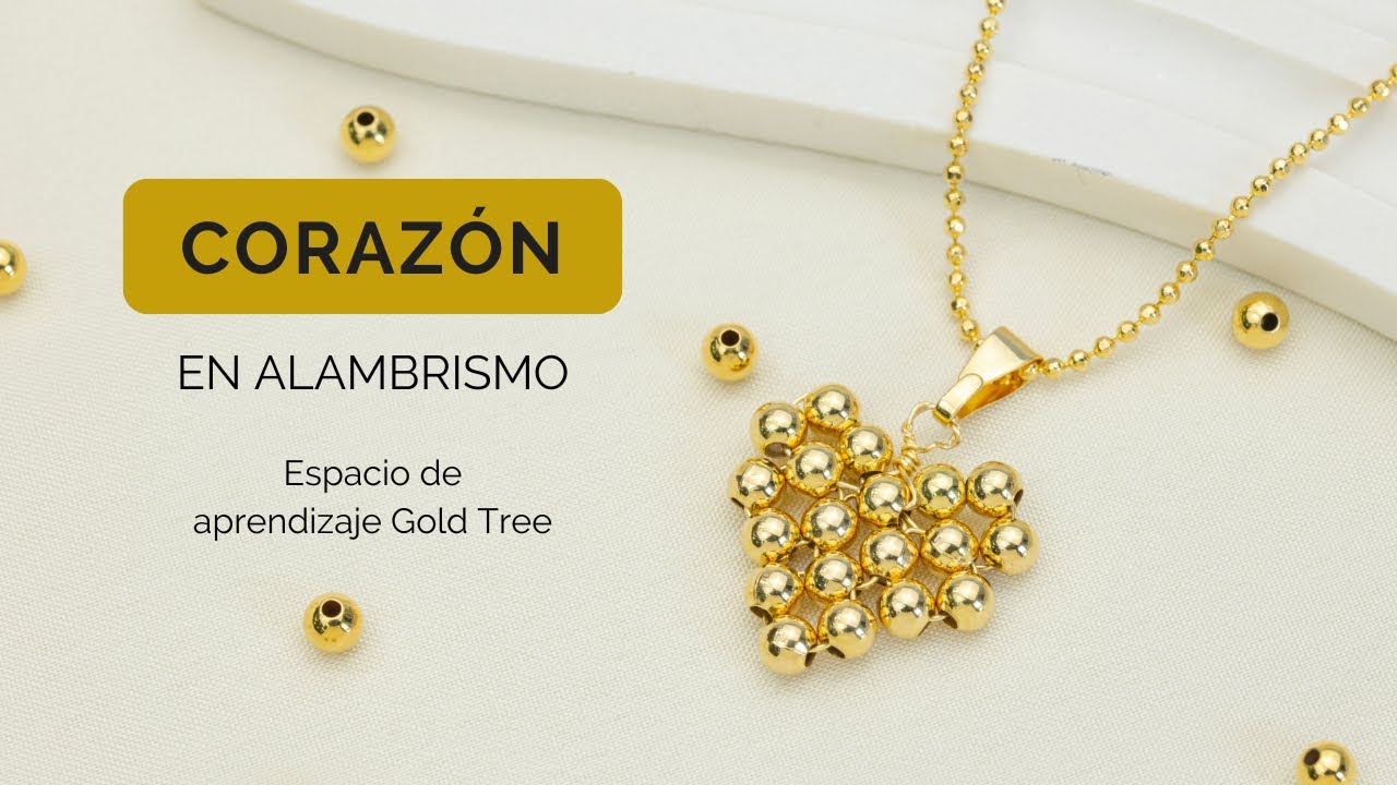 Corazon en alambrismo - Espacio de aprendizaje Gold Tree