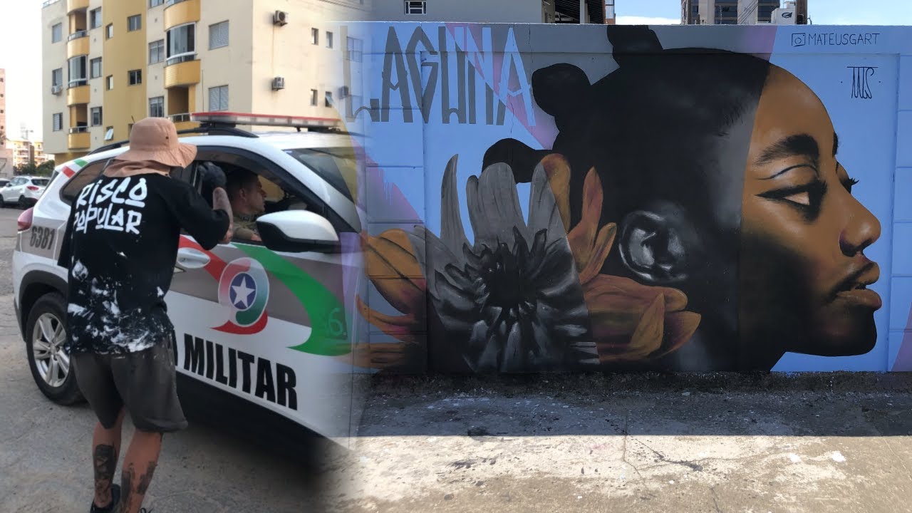 Graffiti in Laguna, Santa Catarina!