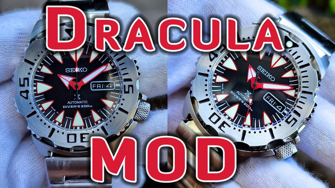 Seiko Dracula Monster MOD | Beautiful watch for 1/3 price