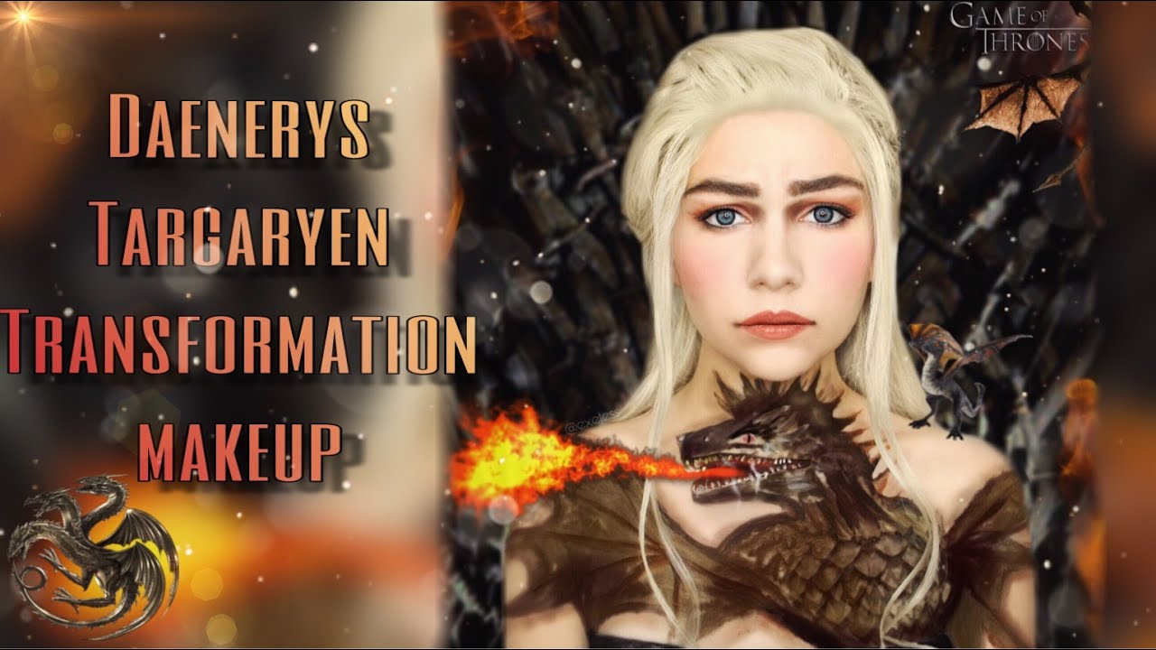DAENERYS TARGARYEN TRANSFORMATION MAKEUP | GAME OF THRONES