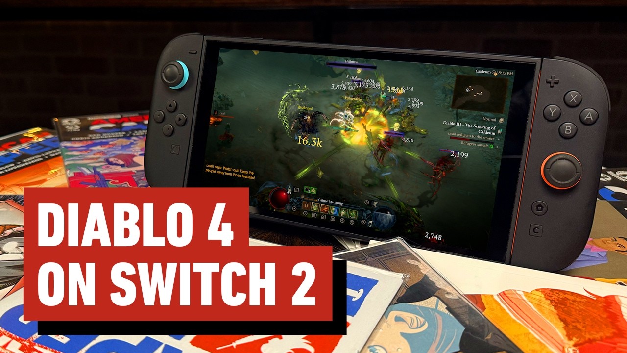 Diablo 4 Gameplay Running On Nintendo Switch 2