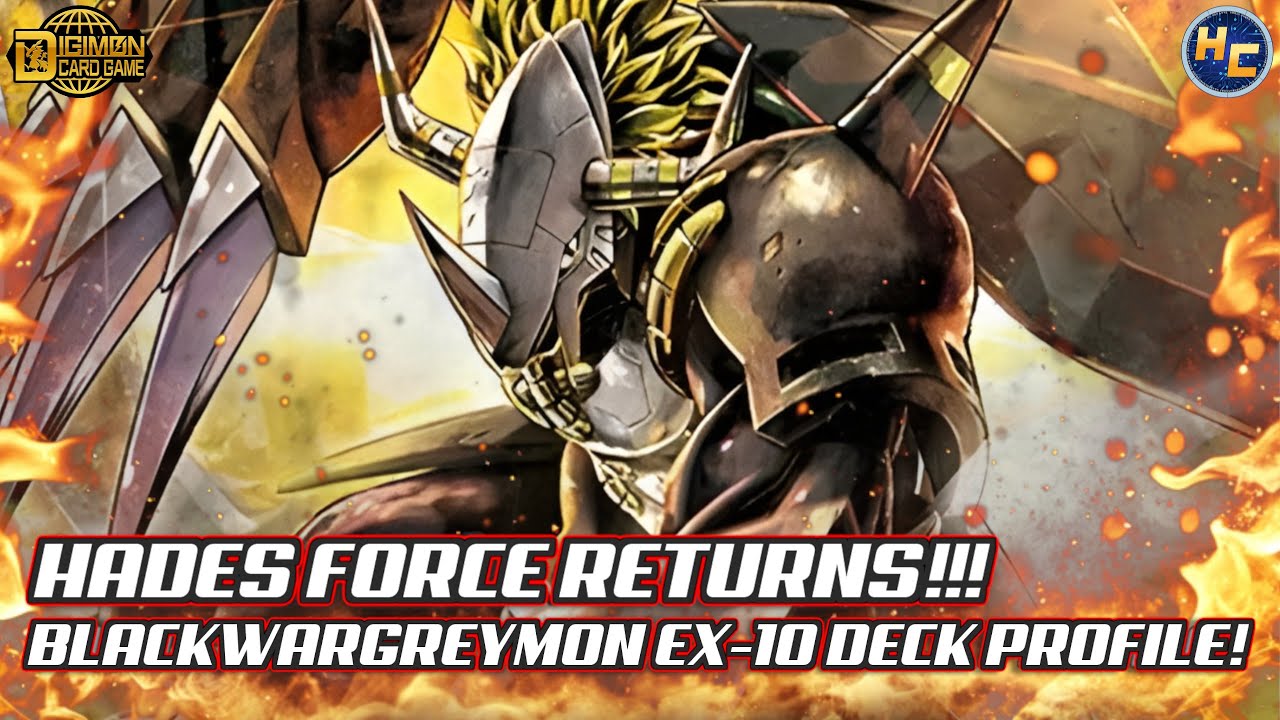 Hades Force Returns!!! - BlackWarGreymon EX-10 Deck Profile Digimon TCG