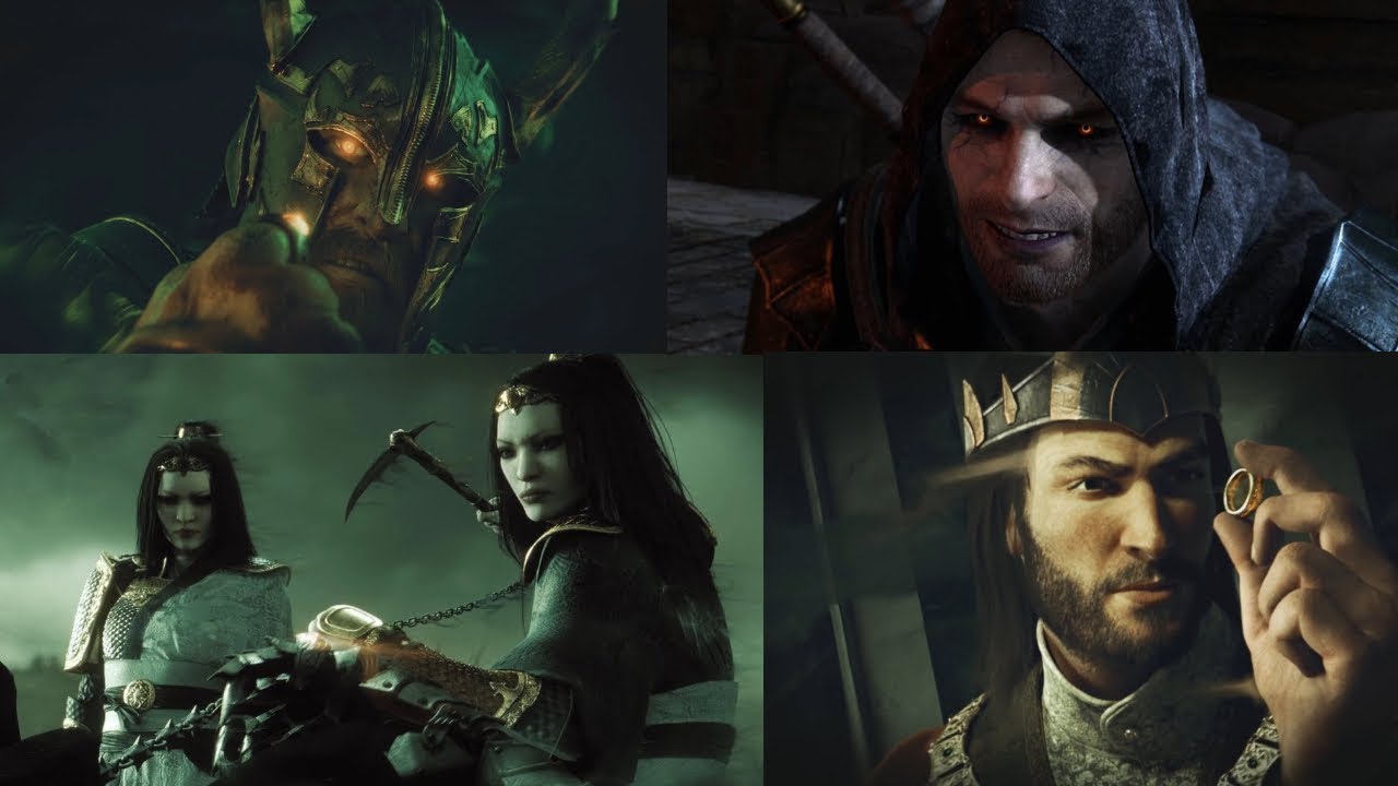 Middle Earth: Shadow of War all Nazgul Backstory Cutscenes