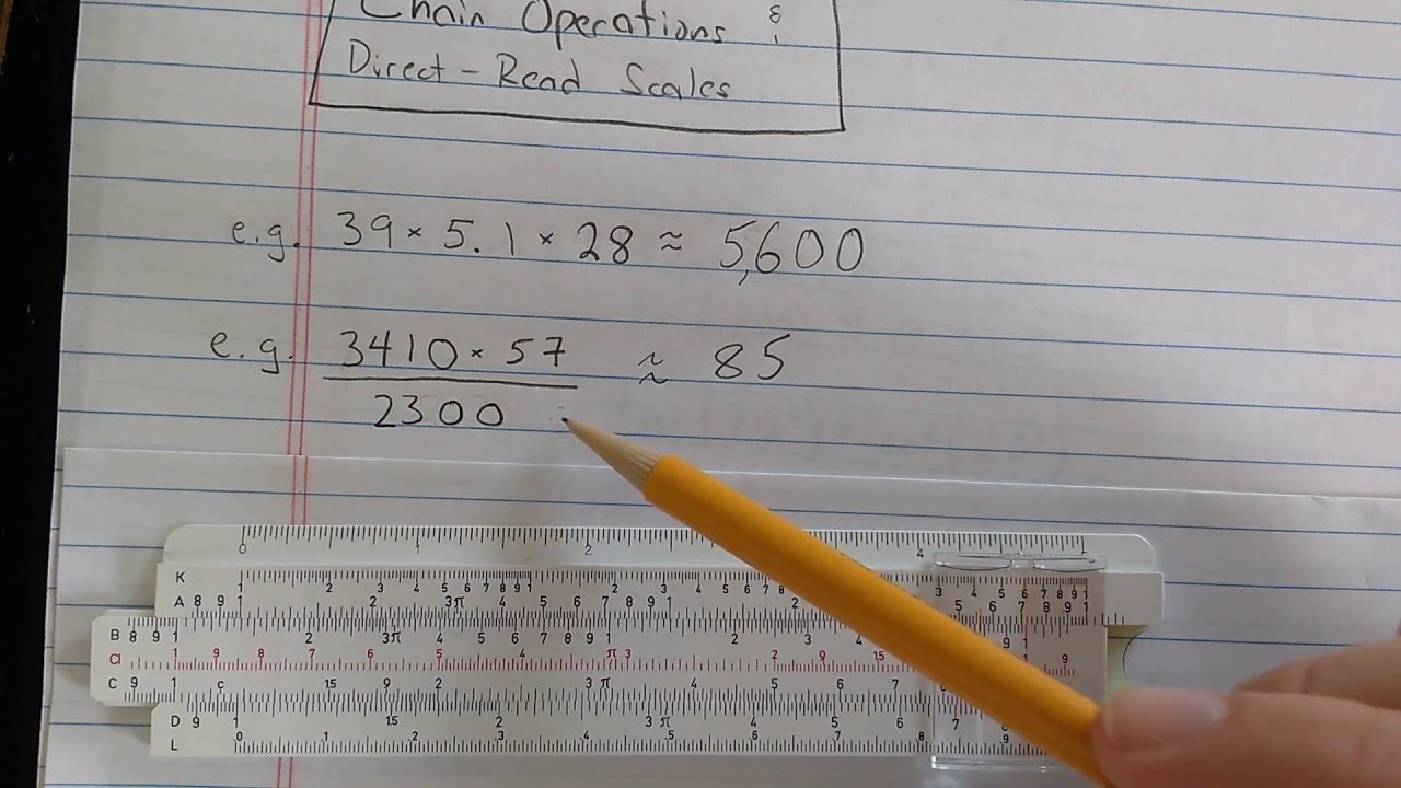 Basic slide rule theory and use (Part 5): Chaining and S/T/L scales
