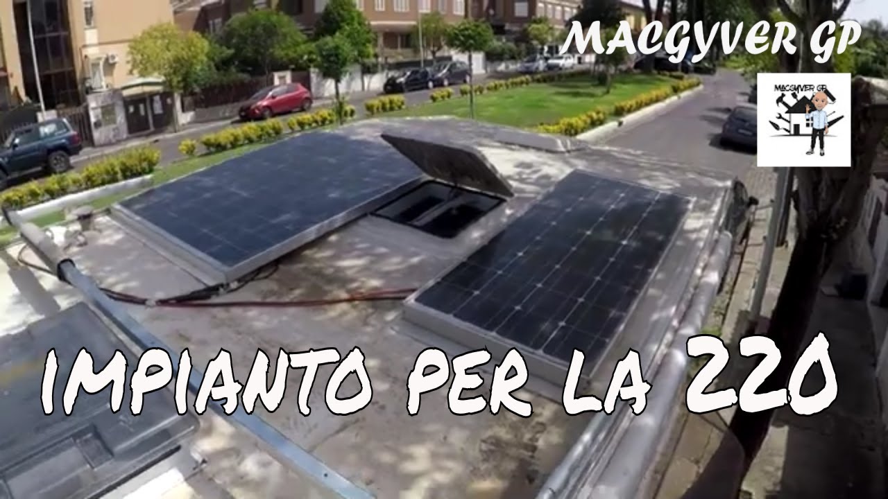 montaggio impianto elettrico per il frigorifero a compressore da 220 volt - camper fai da te